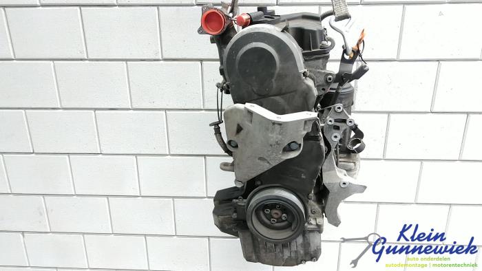Motor van een Volkswagen Polo 2006