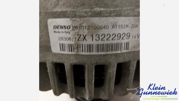 Dynamo Opel Corsa - 13222929 DENSO