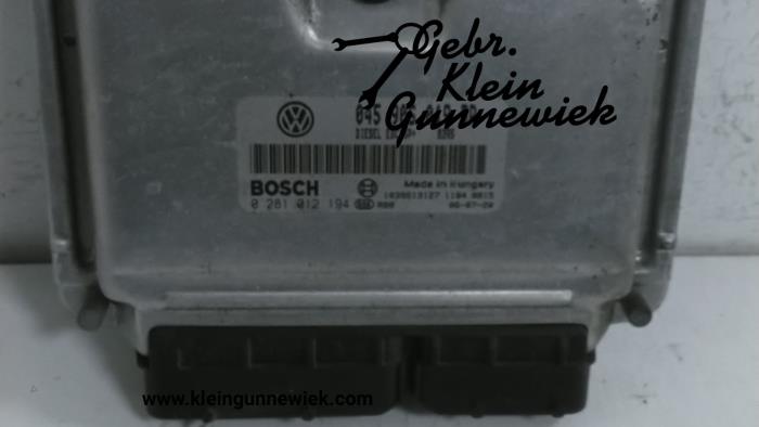 EinspritzSteuergerät van een Volkswagen Polo 2008