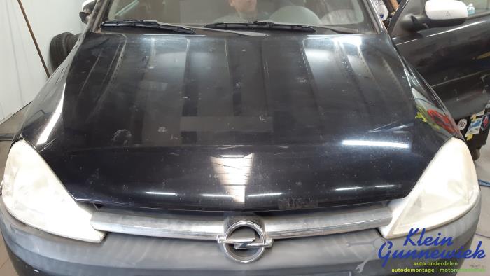 Używane Maska Opel Corsa Cena € 38,00 Procedura marży oferowane przez Klein Gunnewiek Autodemontage & Motorentechniek