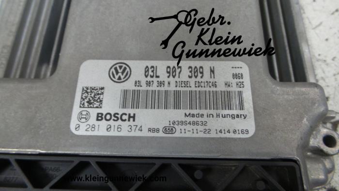 EinspritzSteuergerät van een Volkswagen Touran 2012