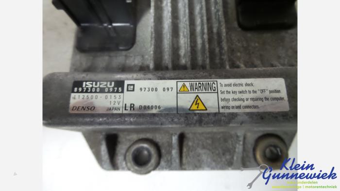 Used Injection computer Opel Corsa Price € 75,00 Margin scheme offered by Klein Gunnewiek Autodemontage & Motorentechniek