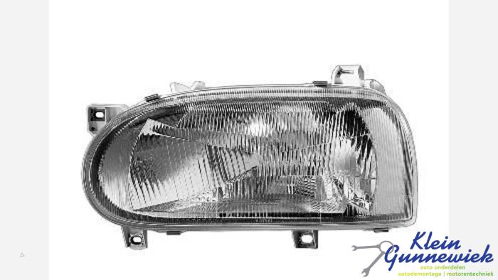 Nowe Reflektor lewy Volkswagen Golf Cena € 18,15 Z VAT oferowane przez Klein Gunnewiek Autodemontage & Motorentechniek