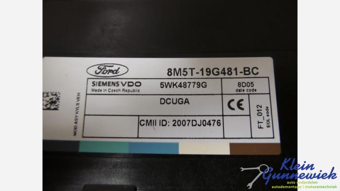 Used Body control computer Ford Kuga Price € 75,00 Margin scheme offered by Klein Gunnewiek Autodemontage & Motorentechniek
