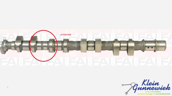 Usagé Arbre à cames Opel Zafira Prix € 90,00 Règlement à la marge proposé par Klein Gunnewiek Autodemontage & Motorentechniek
