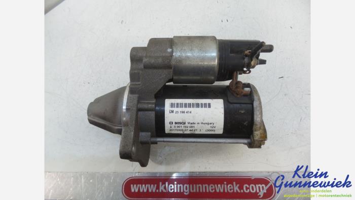 Begagnade Startmotor Opel Mokka Pris € 40,00 Marginaltabell erbjuds av Klein Gunnewiek Autodemontage & Motorentechniek