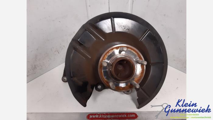Wheel hub spindle
