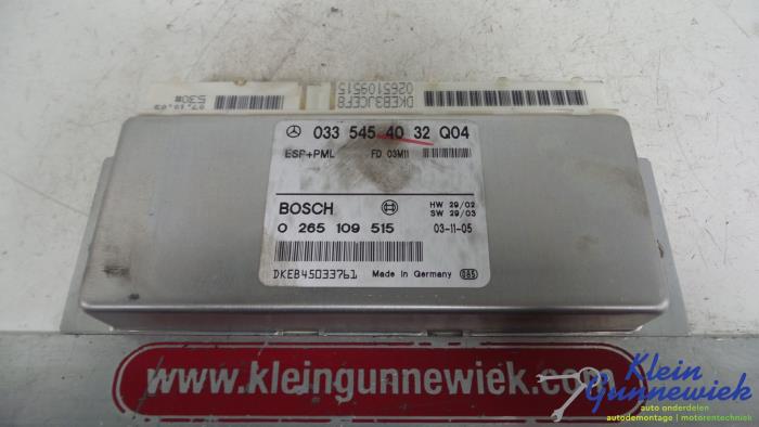 Gebrauchte Esp Steuergerät Mercedes E-Klasse Preis € 145,00 Margenregelung angeboten von Klein Gunnewiek Autodemontage & Motorentechniek