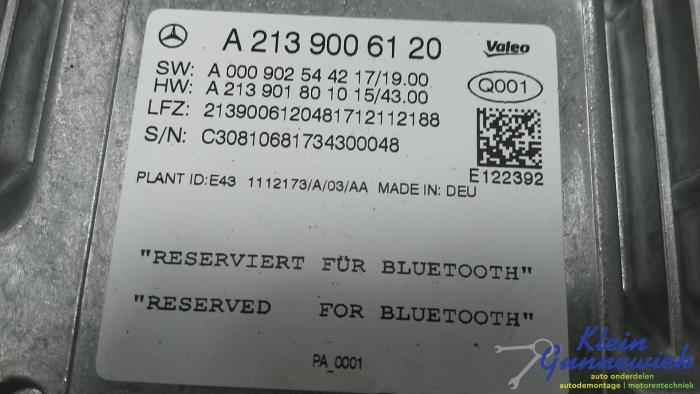 Begagnade PDC-modul Mercedes E-Klasse Pris € 121,00 Marginaltabell erbjuds av Klein Gunnewiek Autodemontage & Motorentechniek