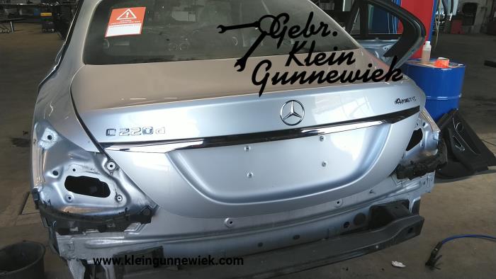 Kofferraumklappe van een Mercedes C-Klasse 2017