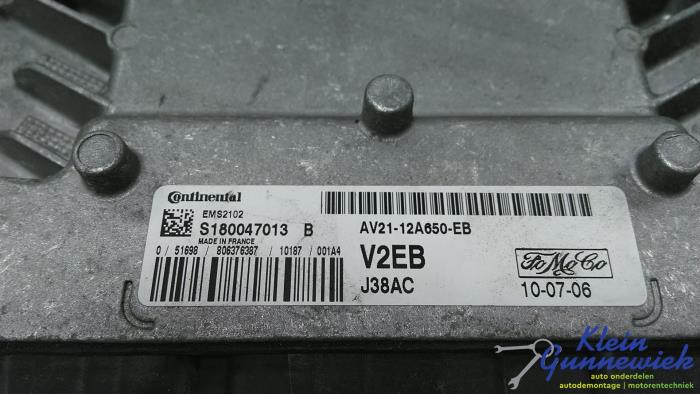 Used Injection computer Ford Fiesta Price € 49,00 Margin scheme offered by Klein Gunnewiek Autodemontage & Motorentechniek