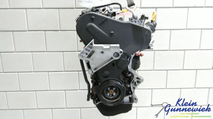 Motor van een Volkswagen Jetta 2016