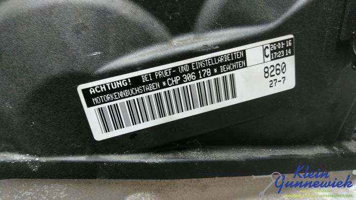 Engine from a Volkswagen E-Golf 2016