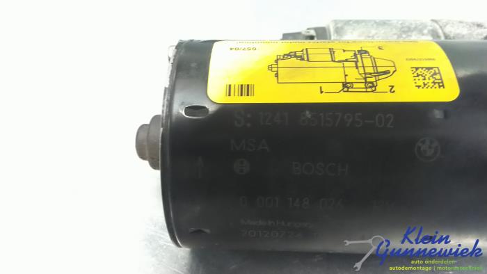 Gebrauchte Anlasser BMW 1-Serie Preis € 35,00 Margenregelung angeboten von Klein Gunnewiek Autodemontage & Motorentechniek