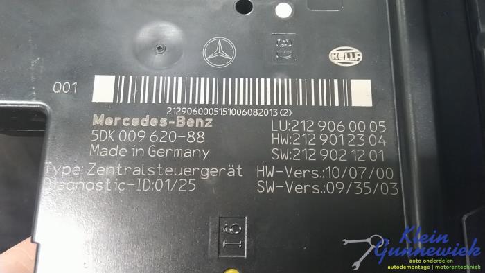 Used Body control computer Mercedes E-Klasse Price € 89,00 Margin scheme offered by Klein Gunnewiek Autodemontage & Motorentechniek