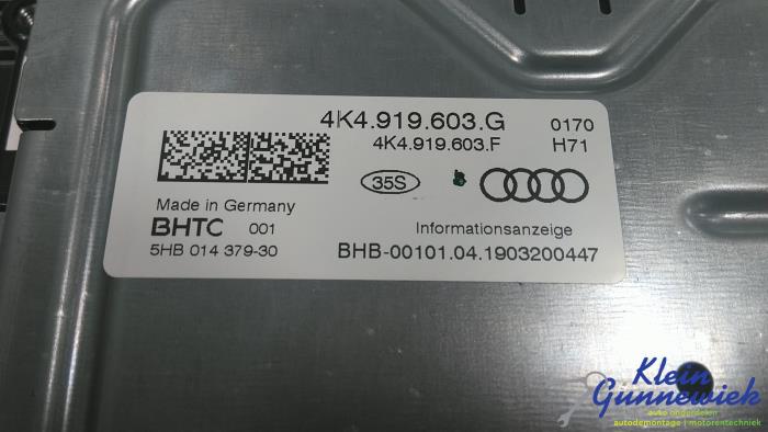 Begagnade Innerdisplay Audi A6 Pris € 295,00 Marginaltabell erbjuds av Klein Gunnewiek Autodemontage & Motorentechniek