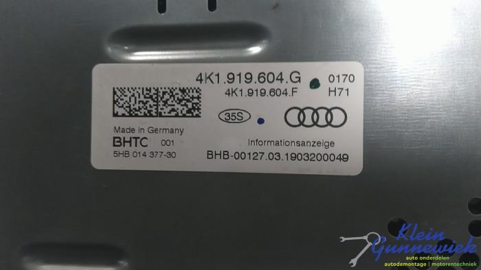 Begagnade Innerdisplay Audi A6 Pris € 795,00 Marginaltabell erbjuds av Klein Gunnewiek Autodemontage & Motorentechniek