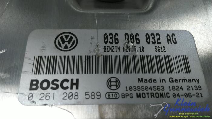 Used Injection computer Volkswagen Golf Price € 70,00 Margin scheme offered by Klein Gunnewiek Autodemontage & Motorentechniek