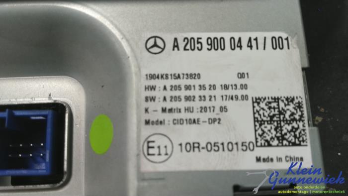 Begagnade Innerdisplay Mercedes C-Klasse Pris € 318,00 Marginaltabell erbjuds av Klein Gunnewiek Autodemontage & Motorentechniek