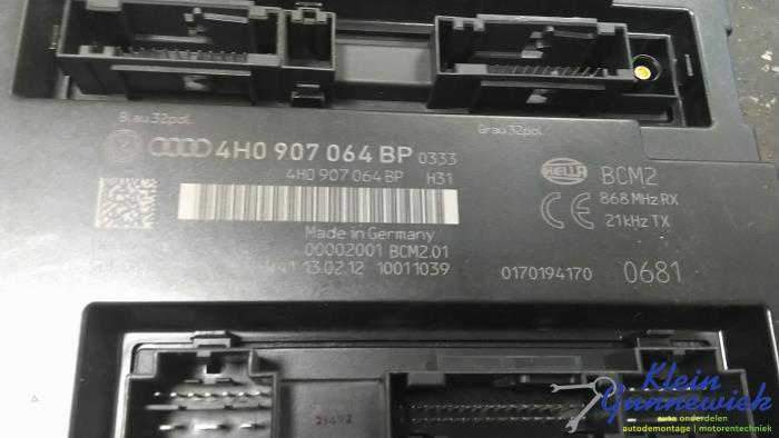 Used Body control computer Audi A6 Price € 100,00 Margin scheme offered by Klein Gunnewiek Autodemontage & Motorentechniek