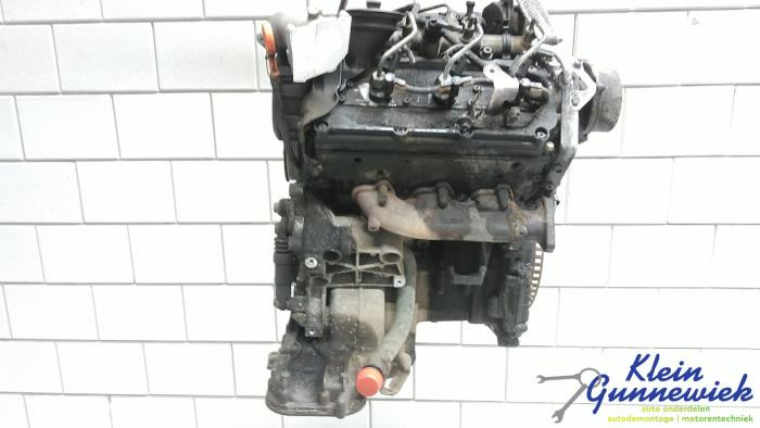 Motor van een Audi A6 2005