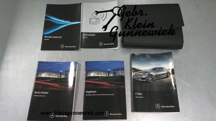 Instruction Booklet from a Mercedes C-Klasse 2015