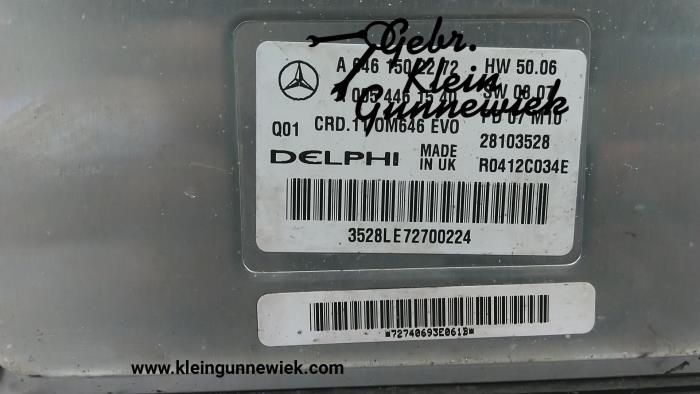 Sterownik wtrysku z Mercedes C-Klasse 2008