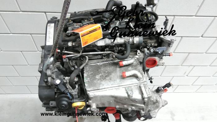 Motor van een Audi A3 2014