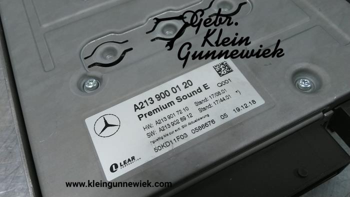 Amplificador de radio de un Mercedes E-Klasse 2019