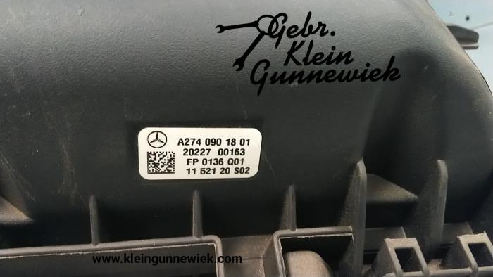 Boîtier filtre à air d'un Mercedes GLE-Klasse 2020