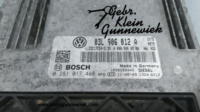 EinspritzSteuergerät van een Volkswagen Crafter 2011