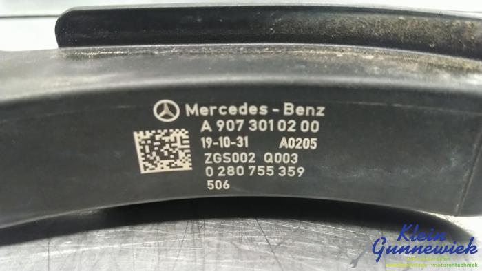 Gaspedalposition Sensor van een Mercedes Vito 2019