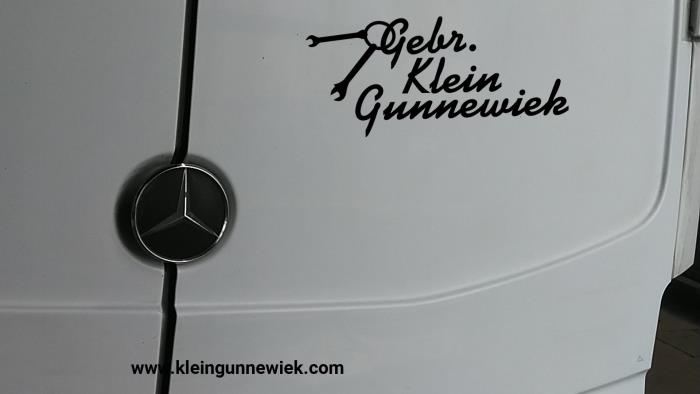 Portière arrière camionnette d'un Mercedes Sprinter 2012