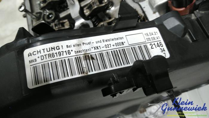 Motor van een Volkswagen Caddy 2021