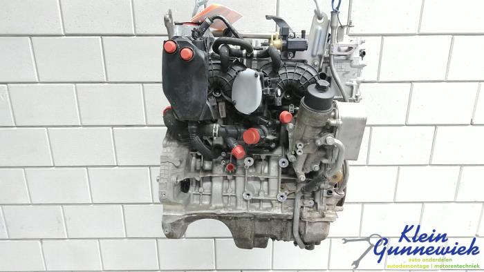 Motor van een Mercedes A-Klasse 2015
