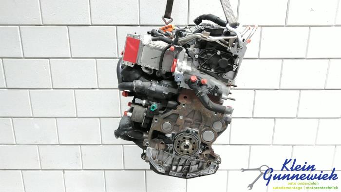Motor van een Audi A4 2016