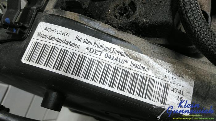 Motor van een Audi A4 2016