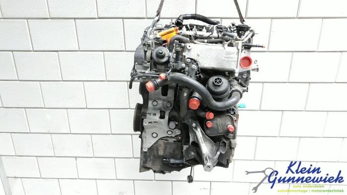 Motor van een Audi A4 2016