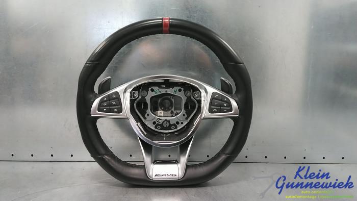 Używane Kierownica Mercedes C-Klasse Cena € 455,00 Procedura marży oferowane przez Klein Gunnewiek Autodemontage & Motorentechniek