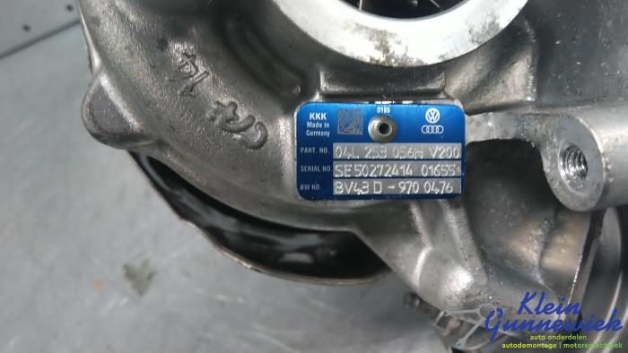 Turbo van een Audi A6 2017