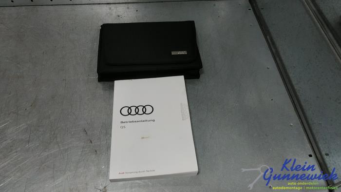 Używane Instrukcja Audi Q5 Cena € 22,00 Procedura marży oferowane przez Klein Gunnewiek Autodemontage & Motorentechniek