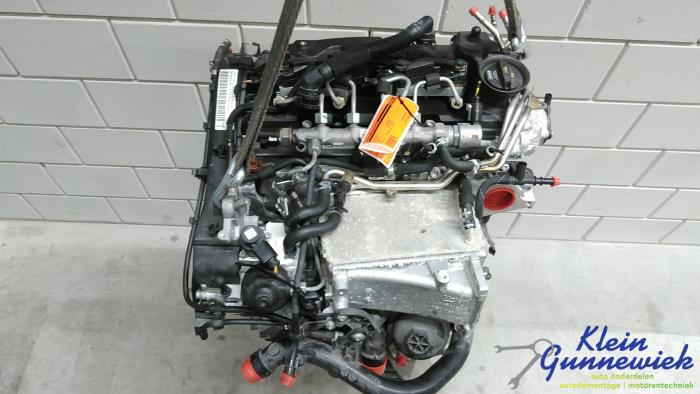 Motor van een Audi A6 2016