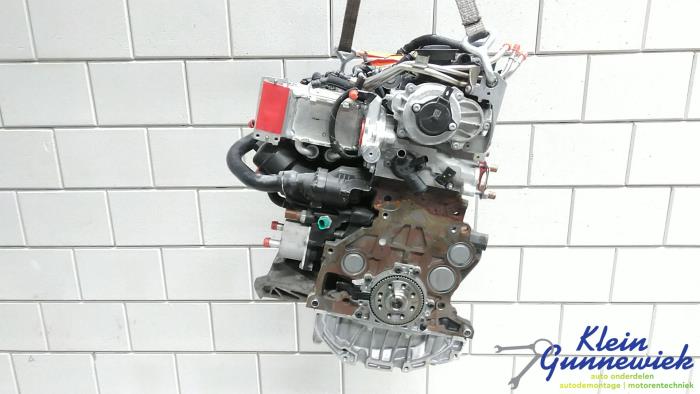 Motor van een Audi A6 2016