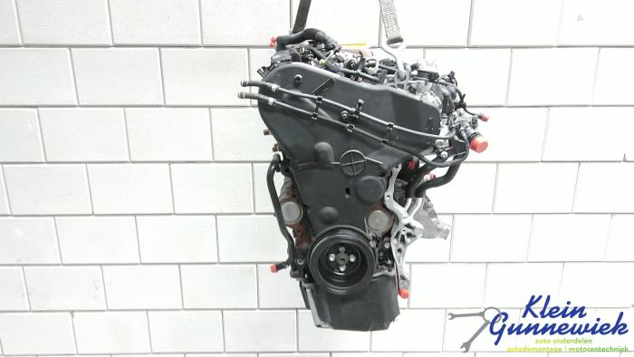 Motor van een Audi A6 2016