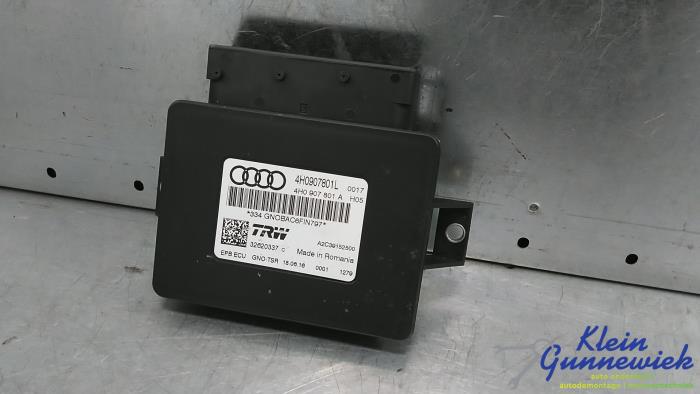 Używane Modul hamulca postojowego Audi A6 Cena € 23,00 Procedura marży oferowane przez Klein Gunnewiek Autodemontage & Motorentechniek