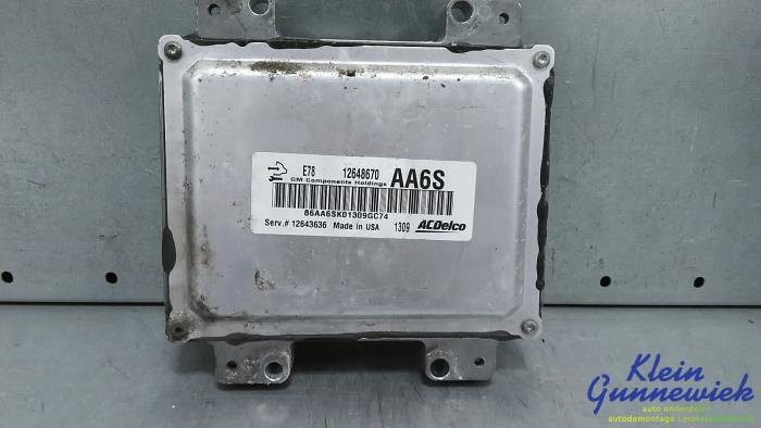 Used Injection computer Opel Insignia Price € 252,00 Margin scheme offered by Klein Gunnewiek Autodemontage & Motorentechniek