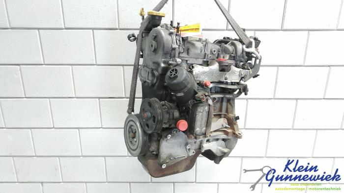 Motor van een Opel Corsa 2013