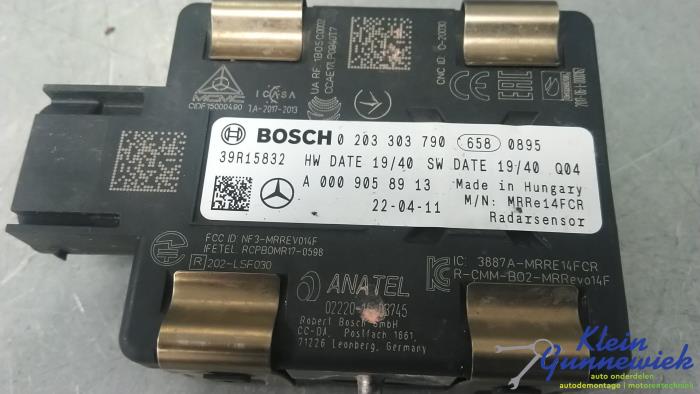 Begagnade Farthållarsensor Mercedes B-Klasse Pris € 225,00 Marginaltabell erbjuds av Klein Gunnewiek Autodemontage & Motorentechniek