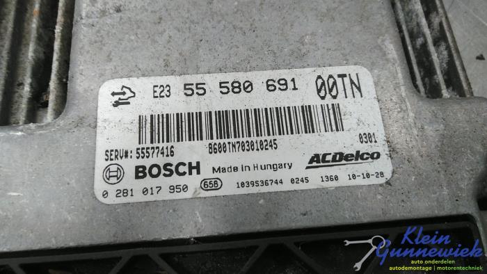 Injection computer from a Opel Corsa 2011
