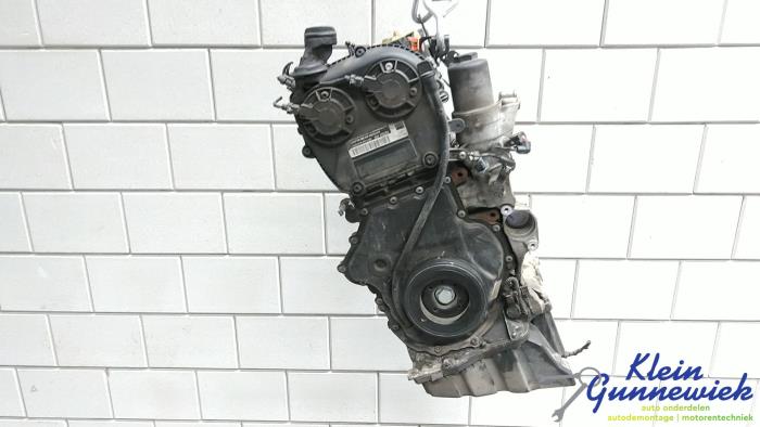 Motor van een Audi Q5 2018